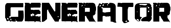 Generator Rex font preview